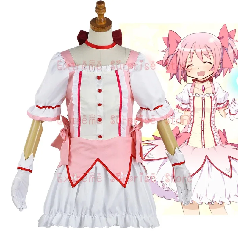 Фото Костюм Vivi 2021, униформа Puella Magi Magica Kaname Madoka, платье для косплея, полный комплект, реквизит №5