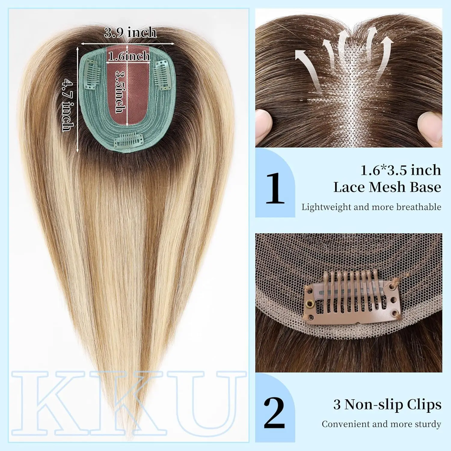 Прямые человеческие волосы топперы шелковая верхняя основа Женский Топпер с 3