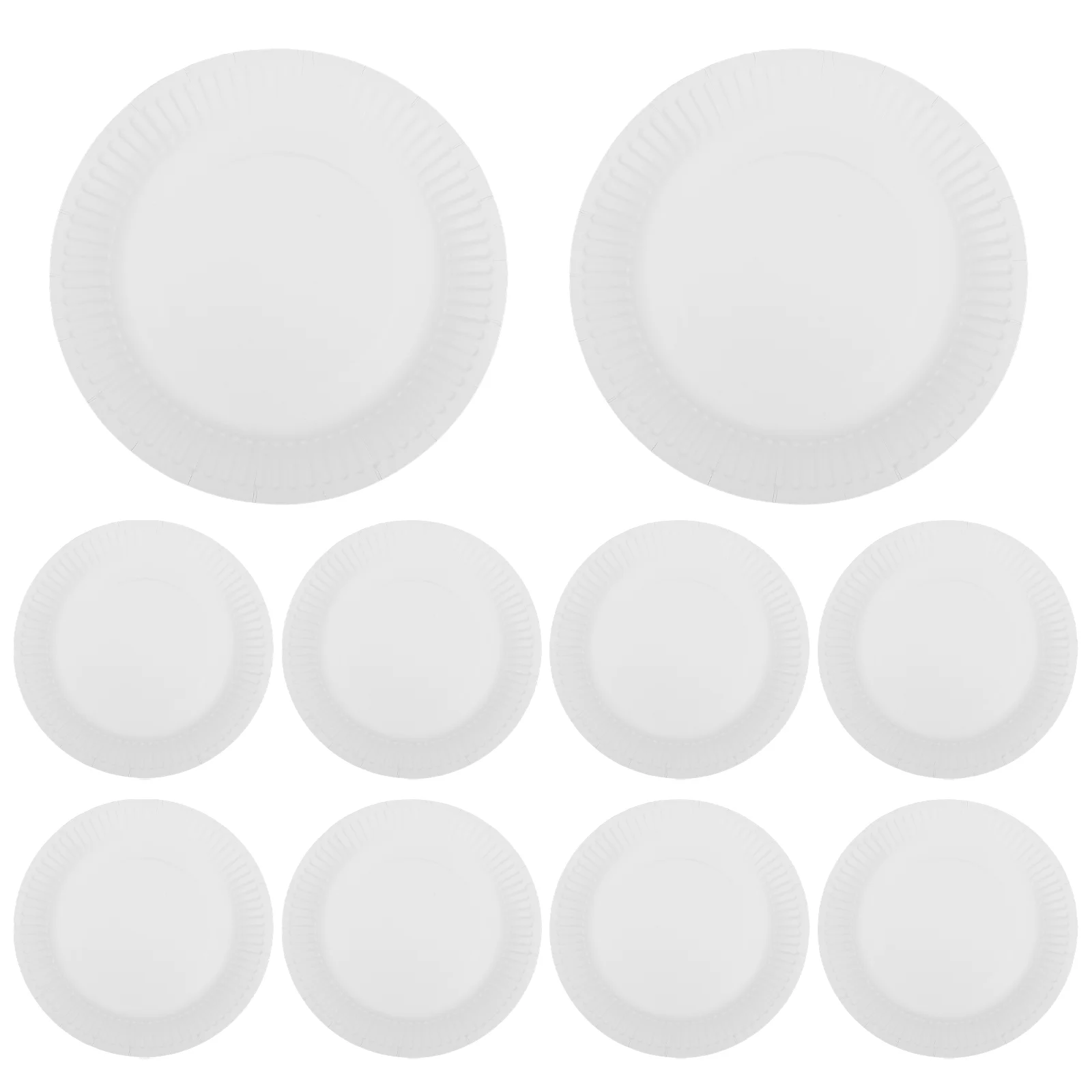 10 шт. бумажные тарелки для рисования