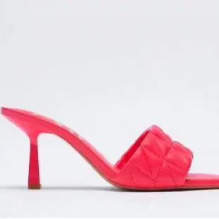 

Sandals Women 2022 Luxury Brand Summer Fashion Square Toe Weave High Heel Design Stiletto Muller Sandals And Slippers Woman