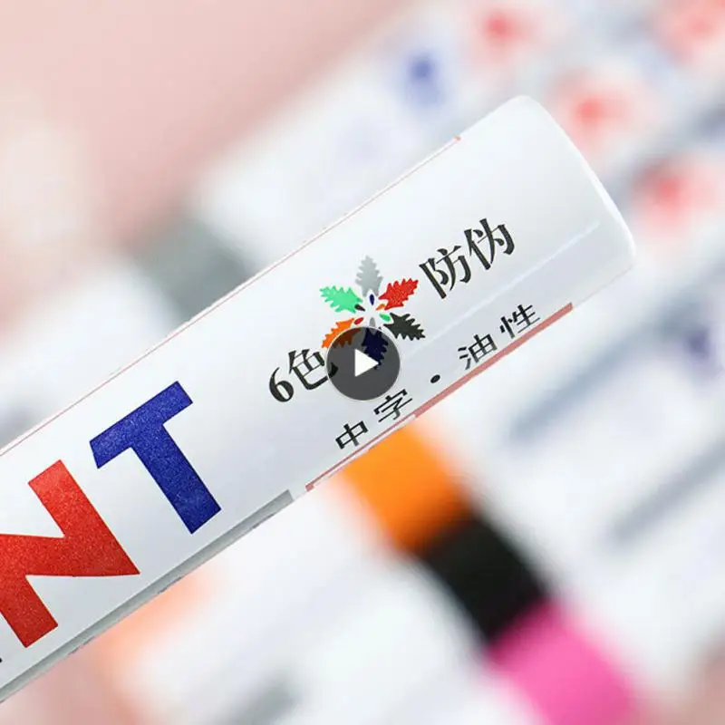 

Paint Marker Pen Car Repair Pen Waterproof Car Tyre Tire Tread CD Metal Permanent Paint Marker Oily DIY Art Marker Pen