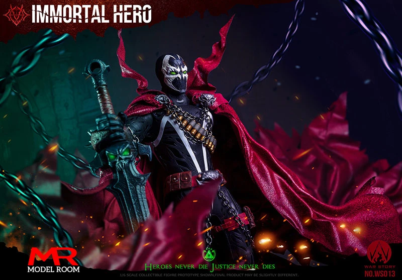 История войны WS013 1/6 фигурка иммортального героя модель 44 см солдатская