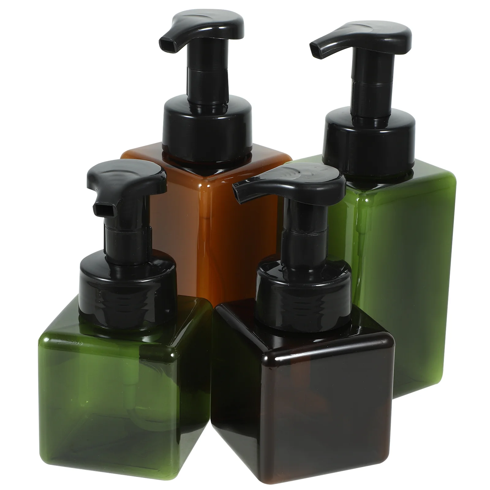 

4pcs Dispenser Travel Bottles Travel Shampoo Bottles Empty Plastic Portable Pump Bottle Dispenser