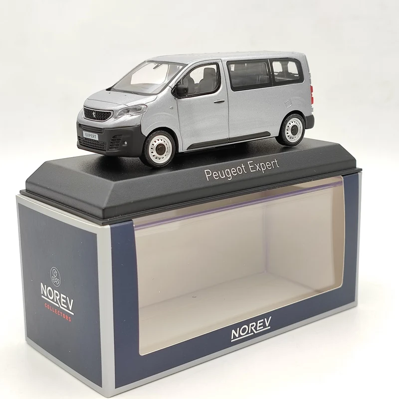 Коллекционные модели автомобилей Norev Peugeot Expert 1/43, серый фургон, коллекционные игрушки, подарок, 2016