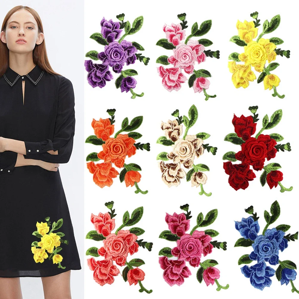 Разноцветная вышивка