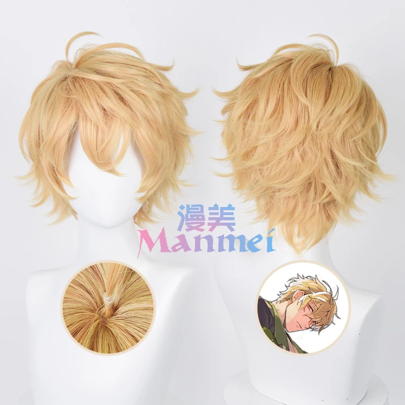 

Nu Carnival Quincy Cosplay Wig 30cm Short Orange Wig Cosplay Anime Cosplay Wigs Heat Resistant Synthetic Wigs Resistant Heat