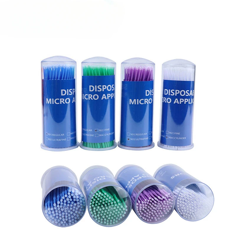 Стоматологический аппликатор маленькая клейкая щетка ватная палочка не