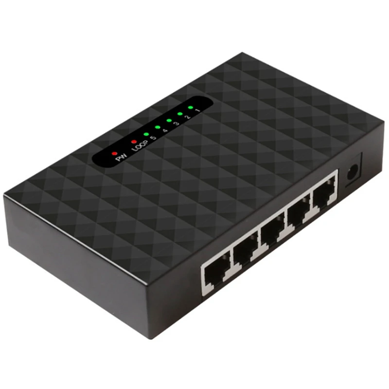 

Hot-5 Port Gigabit Switch Network Ethernet Switch Smart Vlan Network Switch Lan Hub Full Or Half Duplex Exchange