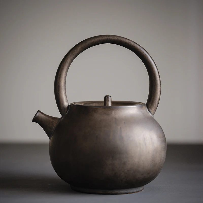 

big capacity japanese ceramic teapots traditional chinese tea pot drinkware