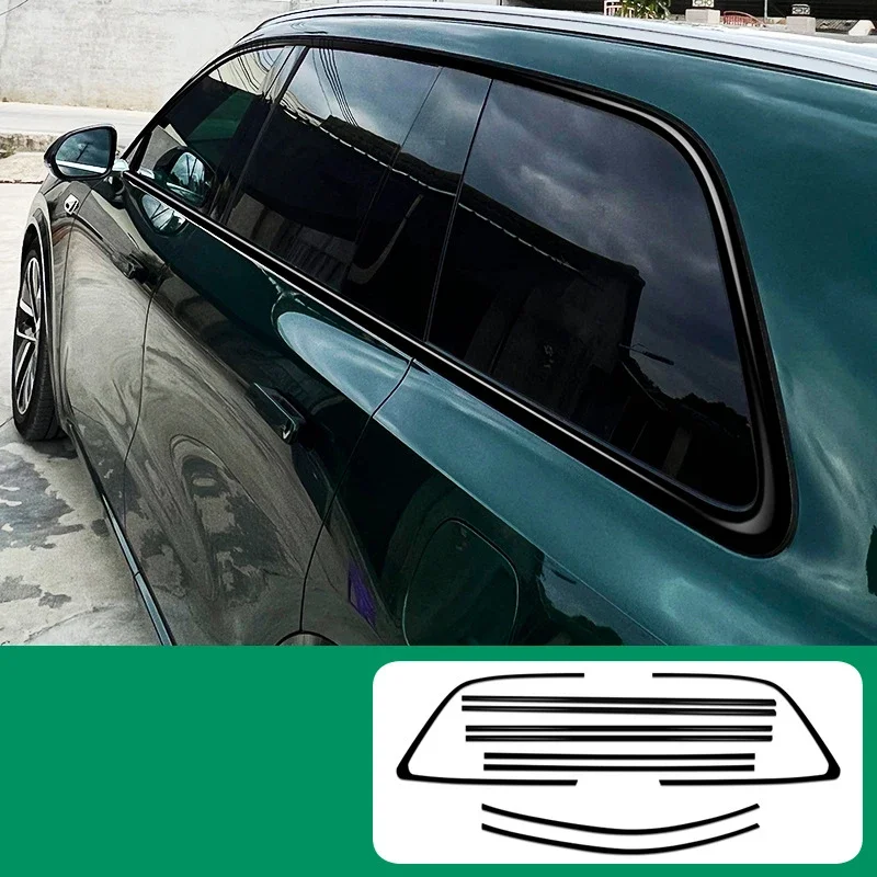 

Для Li Lixiang L6 L7 L8 L9 2022-2024 автомобильный Стайлинг оконная отделка полоса затемнение модификация Черный Самурай аксессуары для украшения