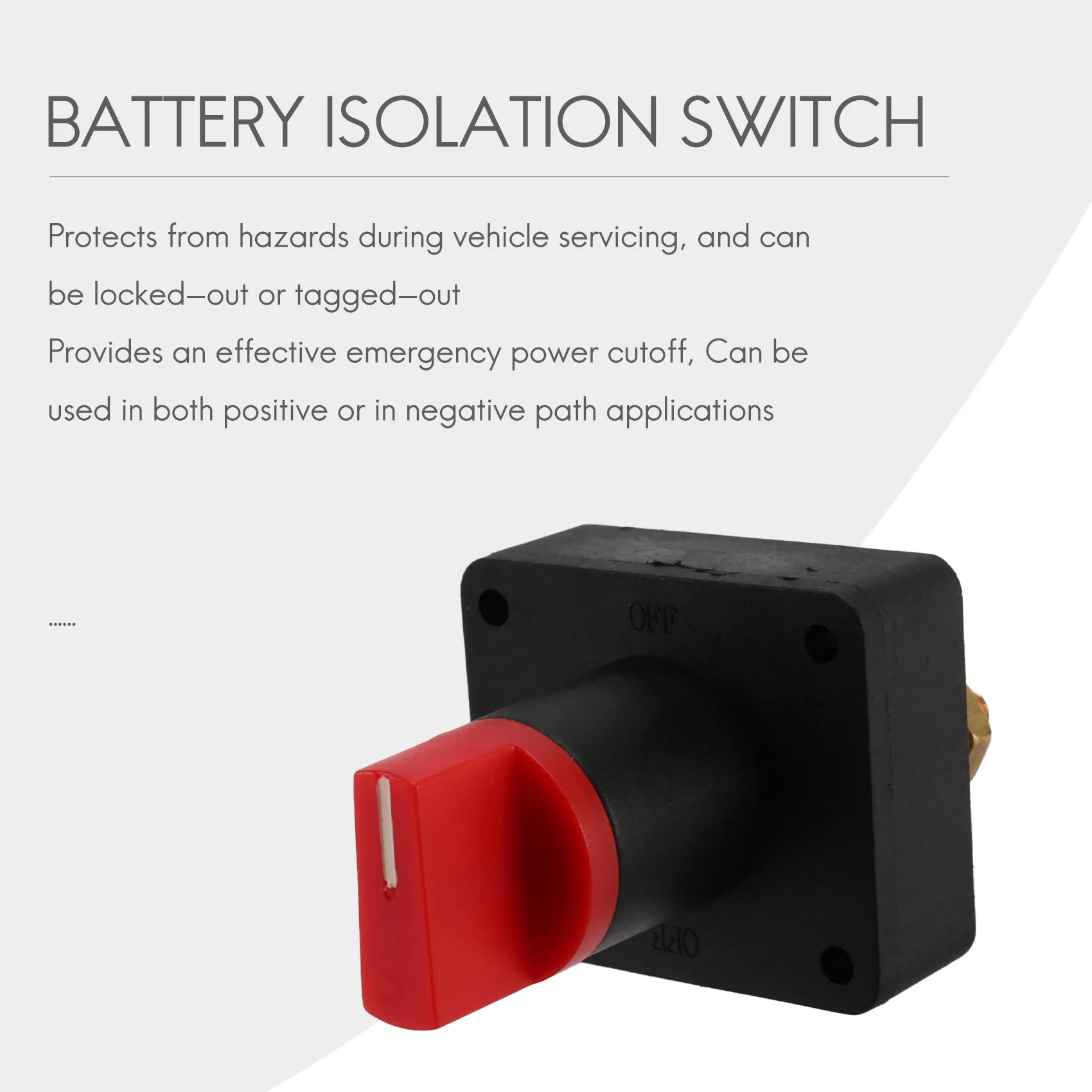

12 В 300 а отключение питания аккумулятора переключатель поворотный изолятор отключение ВКЛ./ВЫКЛ. Переключатель для RV лодки автомобиля грузо...