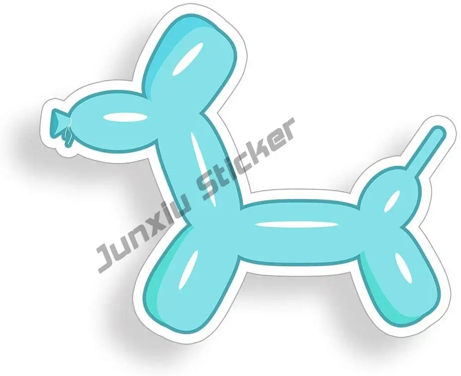 

Dog Balloon Animal Sticker Cute Pet Puppy Flask Cup Cooler Laptop Car Vehicle Window Bumper Vinyl Decal Graphic Creative Sticker