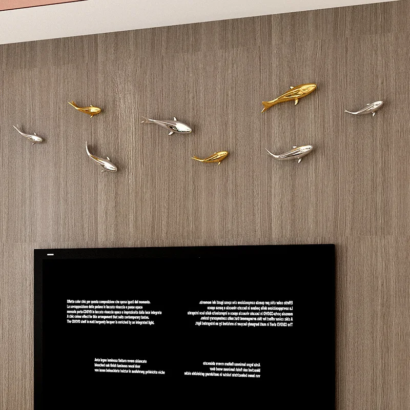 Домашнее украшение для стен креативное Современное гостиной с рыбками