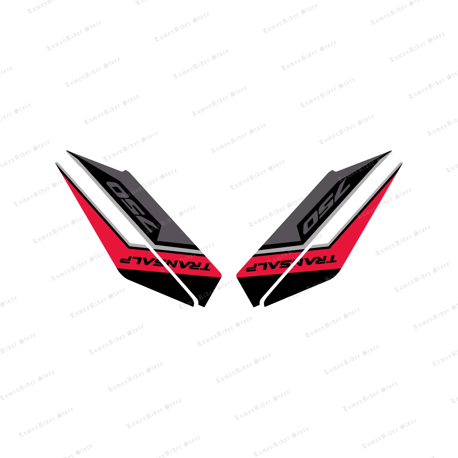 Наклейка на топливный бак мотоцикла, водонепроницаемая, устойчивая к царапинам, 3D защитная наклейка из смолы, комплект для Honda Transalp XL 750 2023