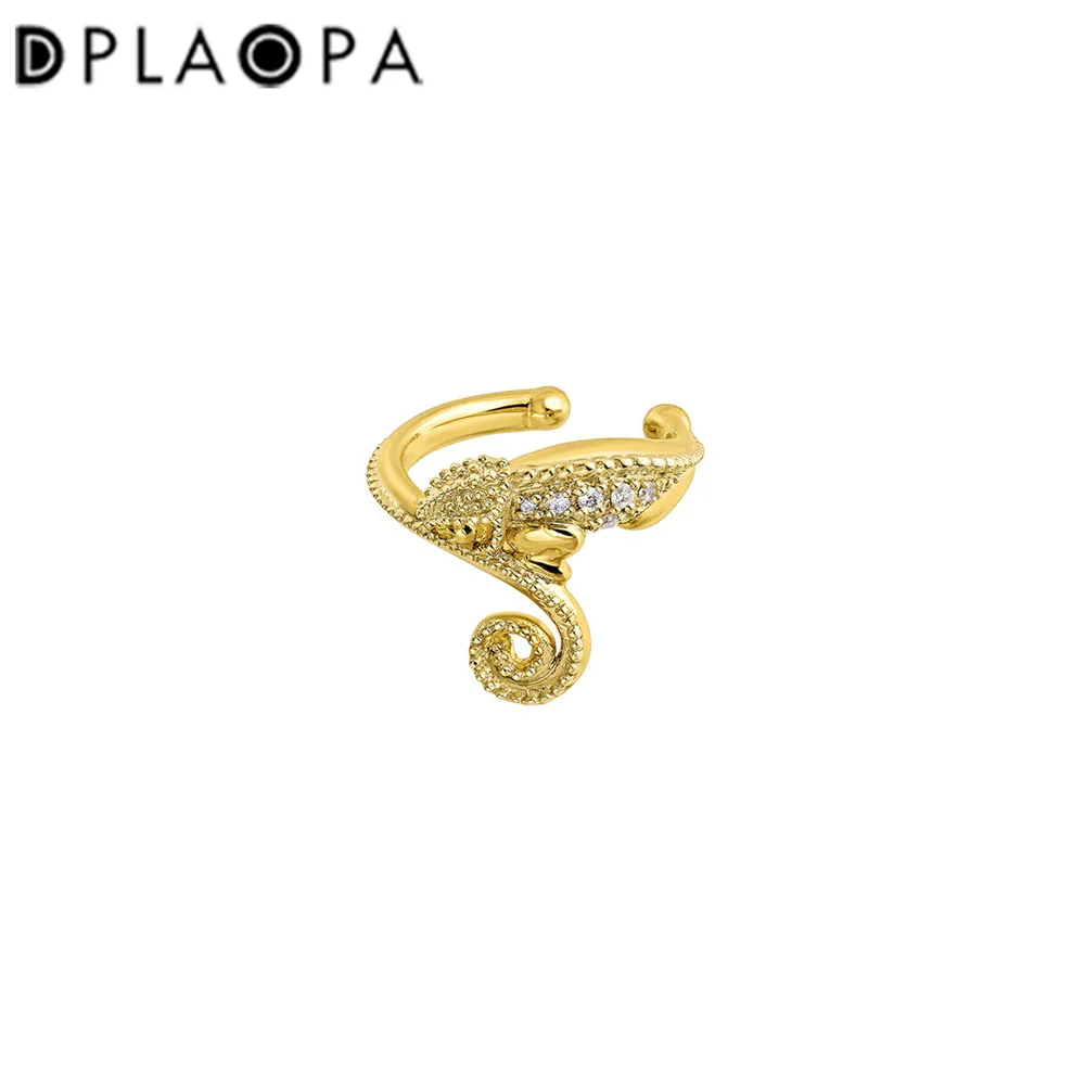 DPLAOPA 925 Sterling Silver Gold 2023 Spring Earcuff Cuffs Earring Women Luxury No Piercing Clips Rock Punk Fine Jewelry Gift