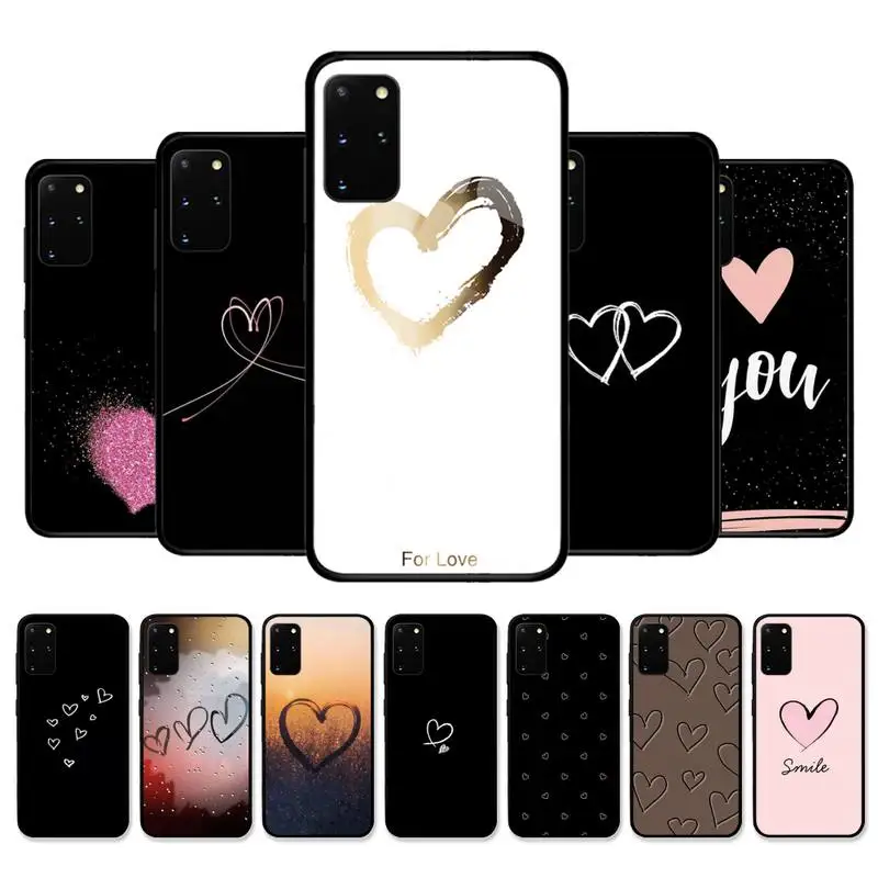 

Heart love Friend Phone Case for Samsung S21 S10 Lite S20 Ultra S9 S8 Plus S7 S6 edge S5 cover
