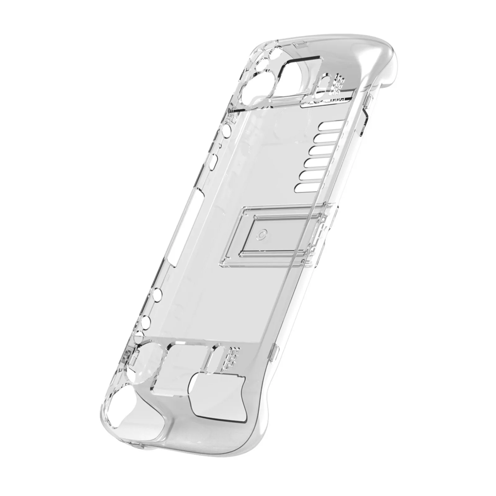 

PC Case For Steam-Deck Game Console Portable Travel Case Cover Console Accessories Transparent PC Hard Case With Kickstand