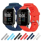 Силиконовый мягкий ремешок для часов Haylou LS02, спортивный браслет 20 мм, ремешок для умных часов Xiaomi Amazfit Bip S  GTS  BIP