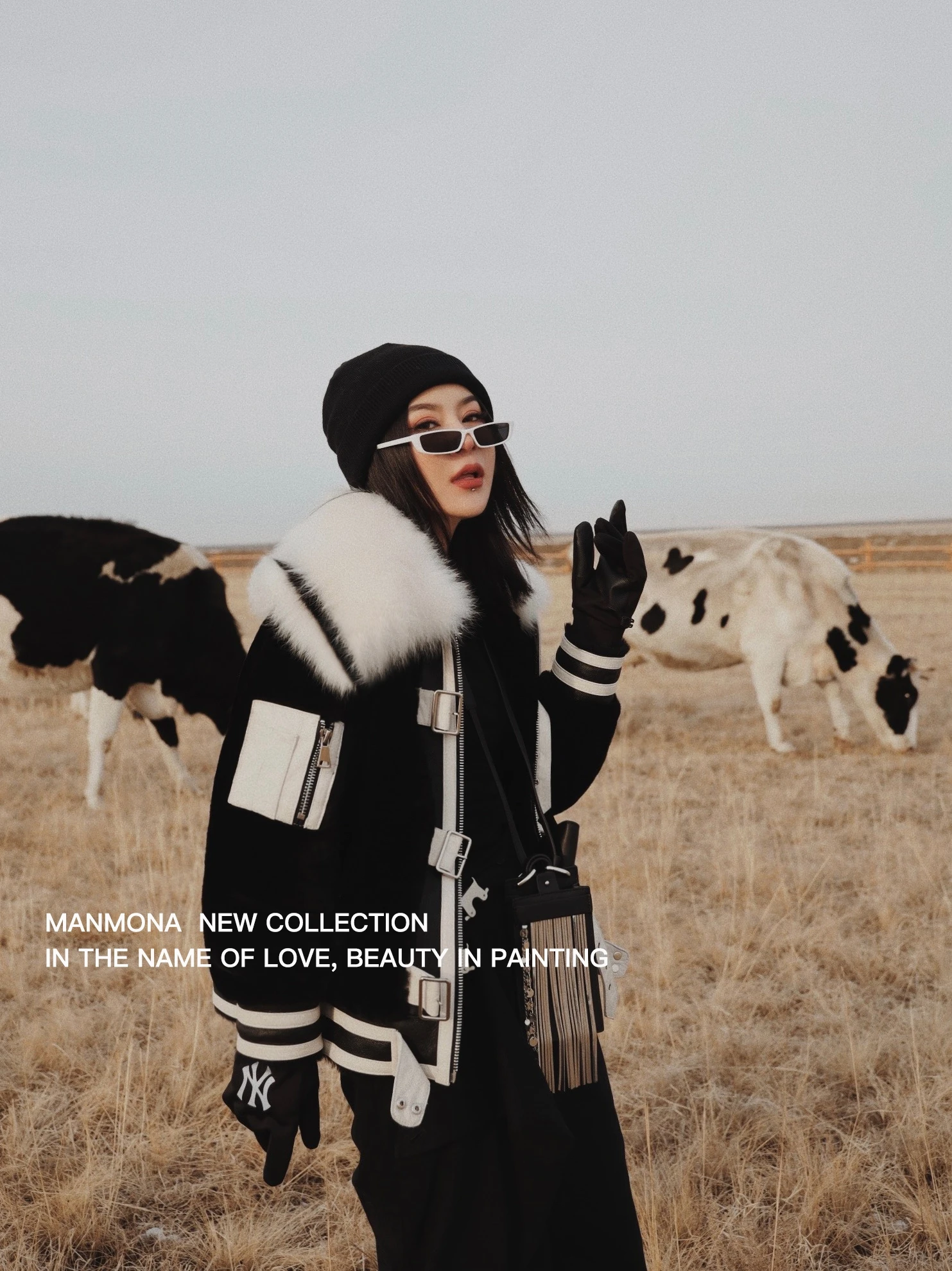Women's Short Wool Fur Coat winter coat women  coat women  real fur coat  clothes for women