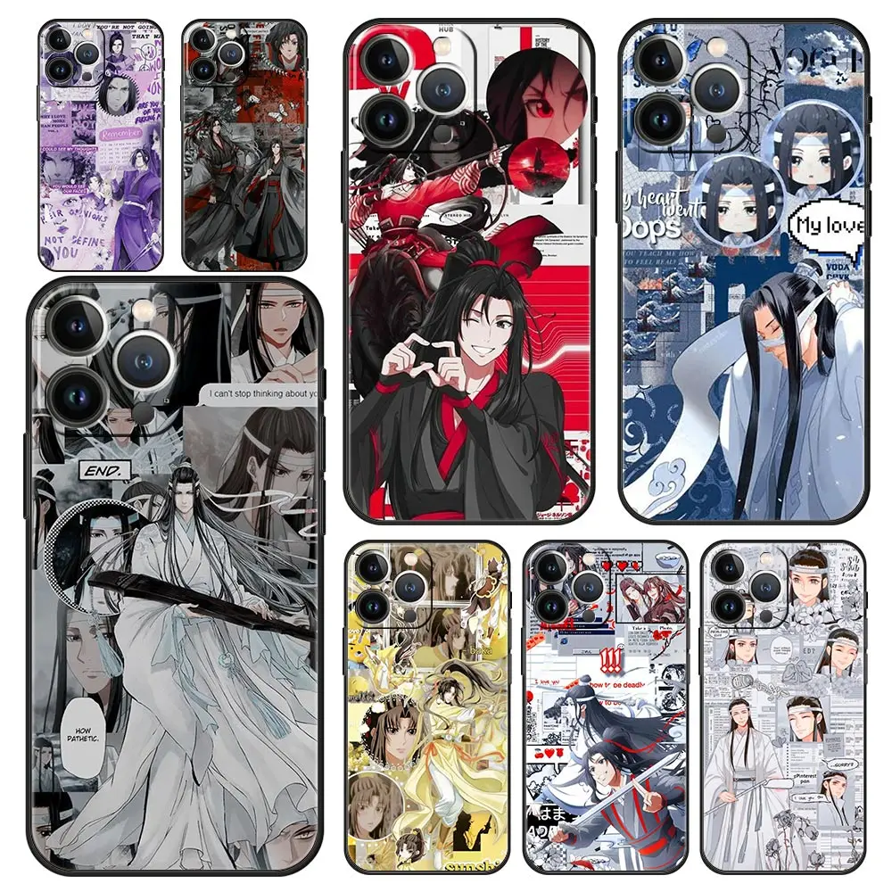 

Anime Mo Dao Zu Shi Wei Wuxian Luxury Protection Soft Phone Case For iPhone 13 14 12 11 Pro MAX Mini XR X SE XS 7 8 Plus Cover