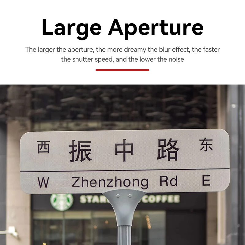 Объектив Brightin Star 35 мм F1.2 MF с ручной фокусировкой