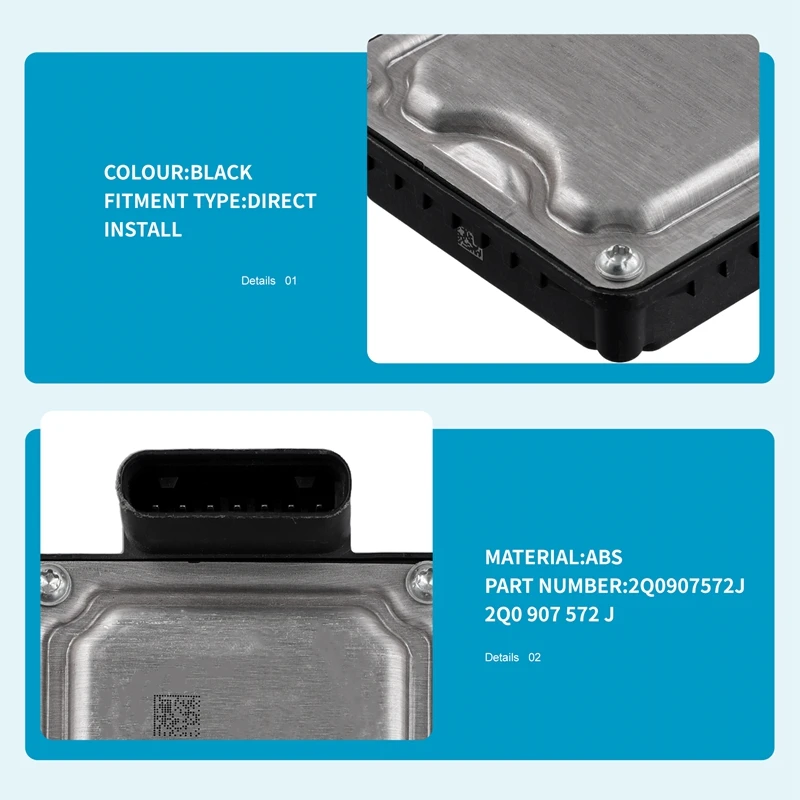 Адаптивный блок управления круиз-радаром ACC 2Q0907572J для VW Tiguan MK2 Q2 Skoda Kodiaq Ateca