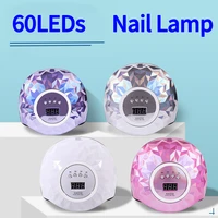 60leds uv drying lamp nail lamp for faster drying nails gel polish with motion sensing professional uv light for manicure salon