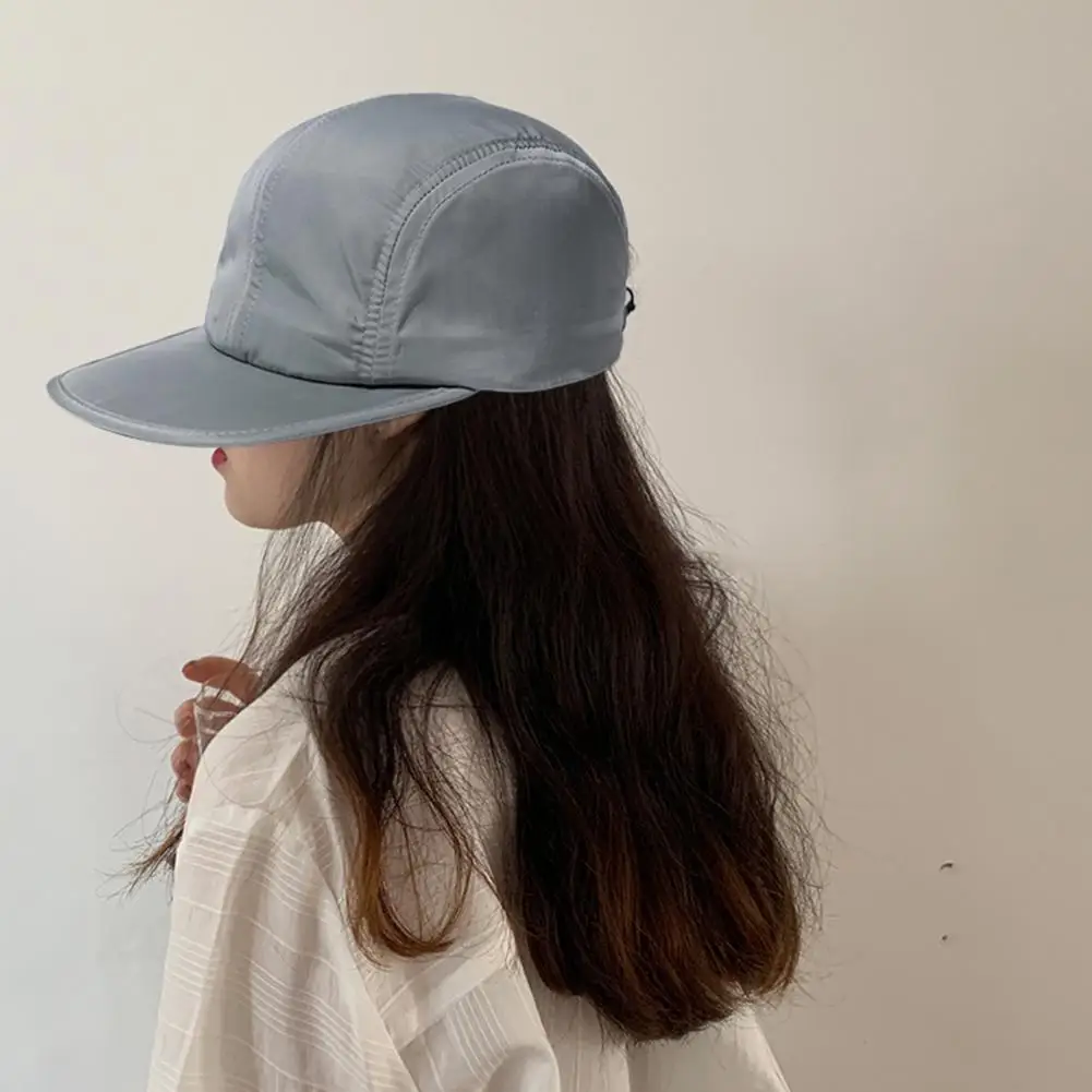 

Бейсболка унисекс для женщин и мужчин, однотонная Кепка с широкими полями, защита от солнца, для путешествий