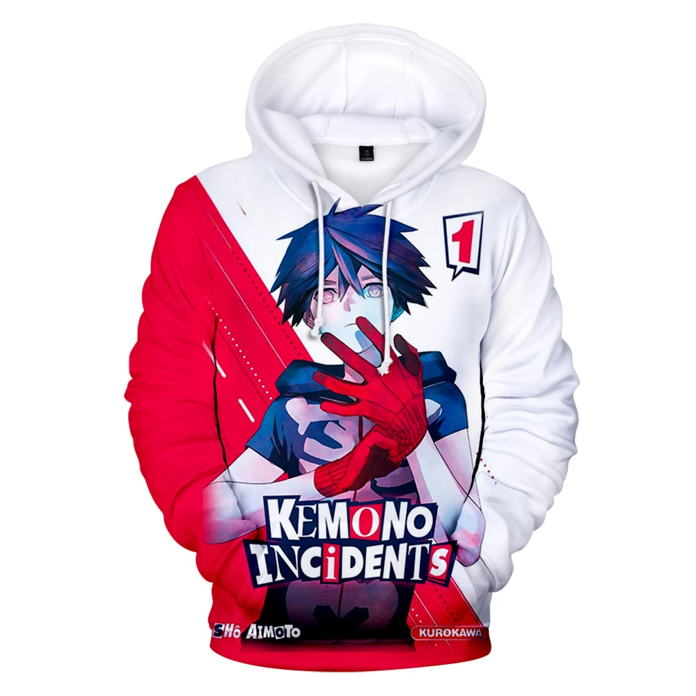 

Trendy Novelty Kemono Jihen Hoodies Sweatshirts Men/Women Long Sleeve Hoodie Adult/child Fighting Animation 3D print Pullovers