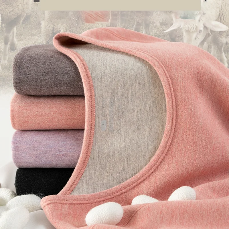 Women's Thermal Underwear Winter Clothes Hight Elasticity Seamless Antibacterial Intimates Ladies Clothes Underwear Women