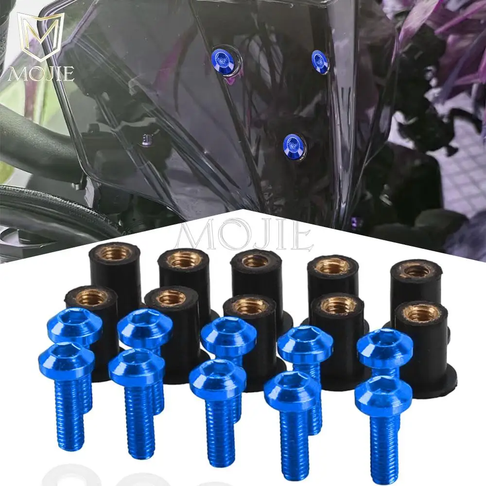 Болты обтекателя ветрового стекла мотоцикла для SUZUKI HAYABUSA GSXR1300 RV125 RV200 TL1000 TL1000S TL1000R