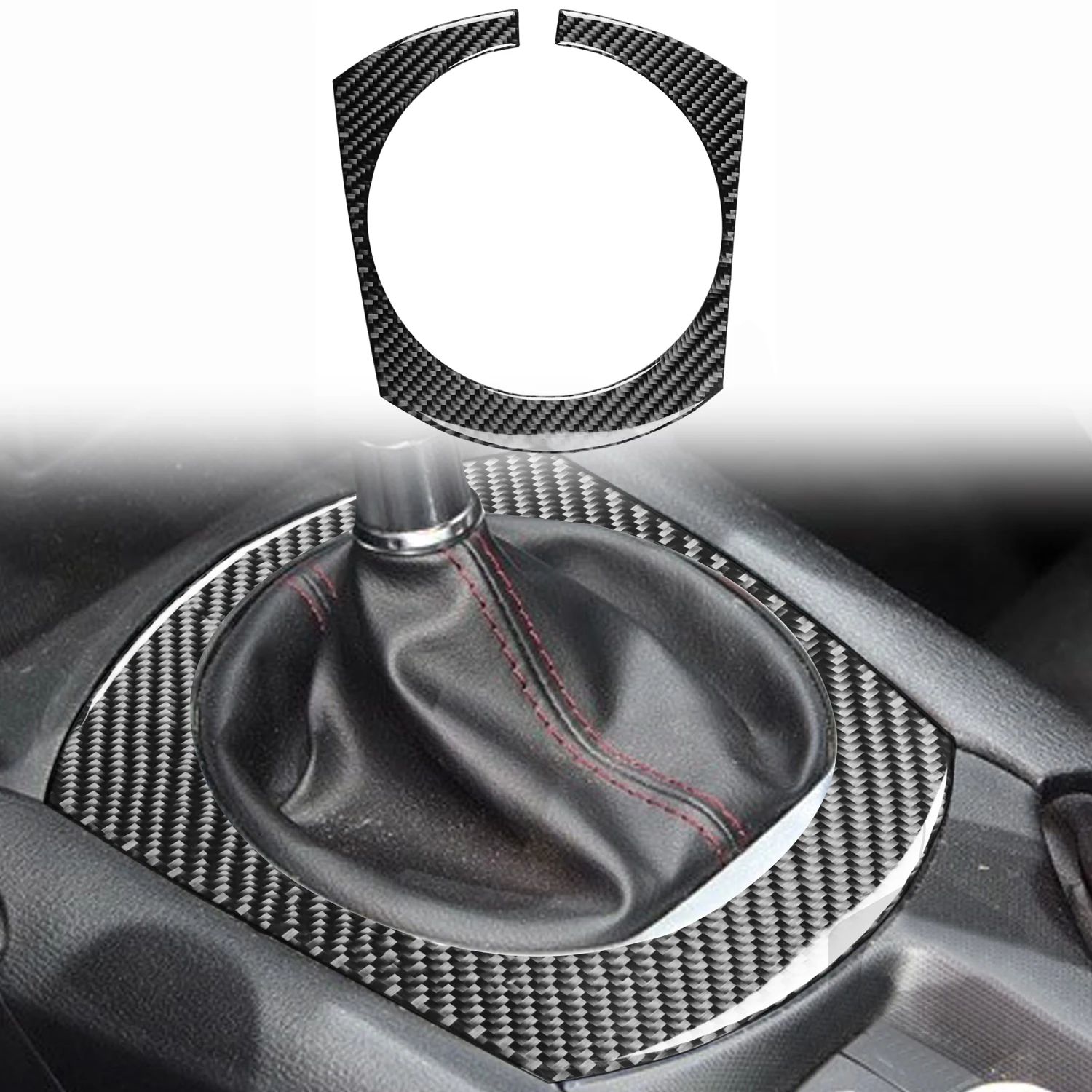 

Car Accessories for Mazda MX-5 MX5 2016-2021 Carbon Fiber Interior Console Gear Shift Cover Trim Sticker