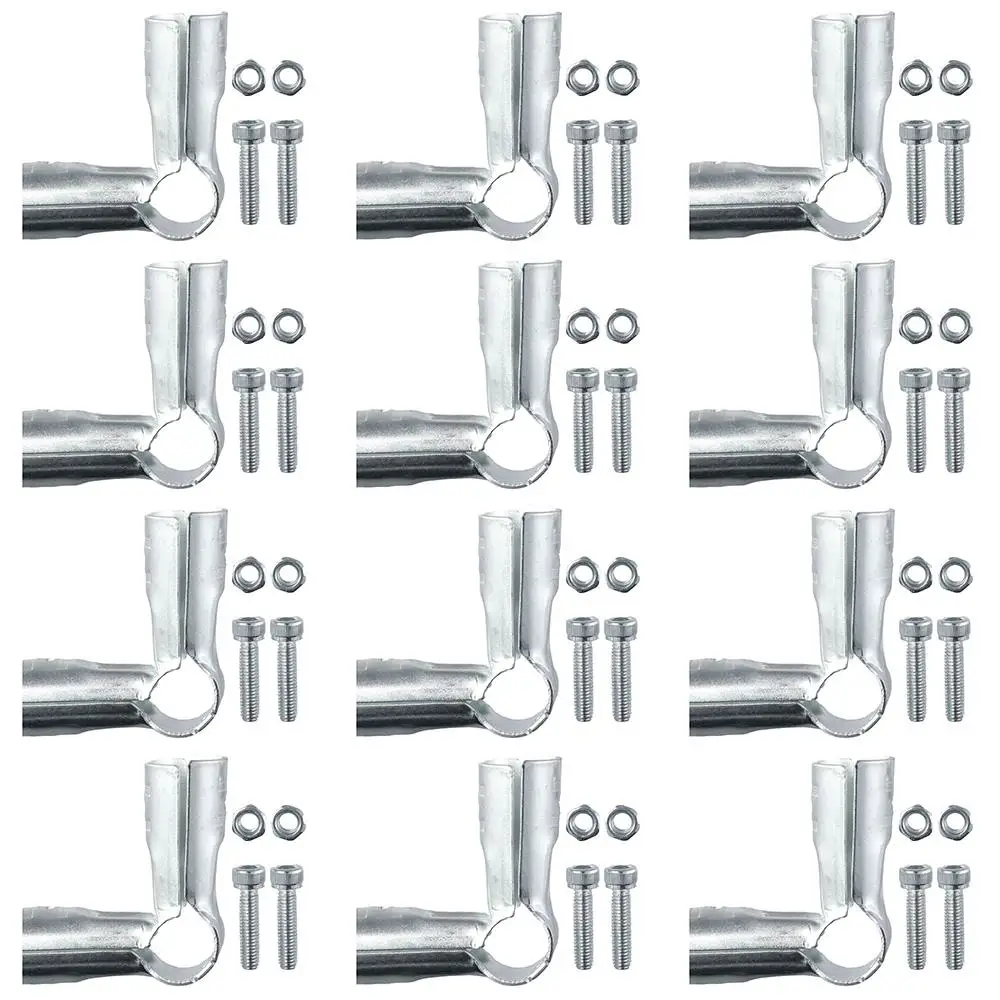 

12 шт., 3-сторонние металлические соединительные рейки 3/4 дюйма, 90 градусов