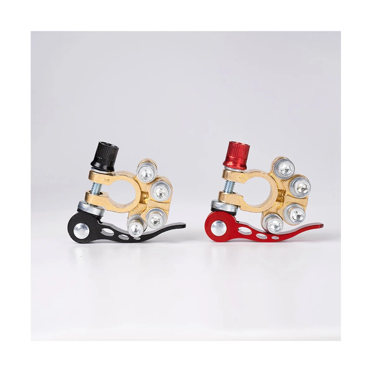 2 Клеммы для аккумулятора 12 В 4-ходовой Полюсный Зажим автомобильного быстрый