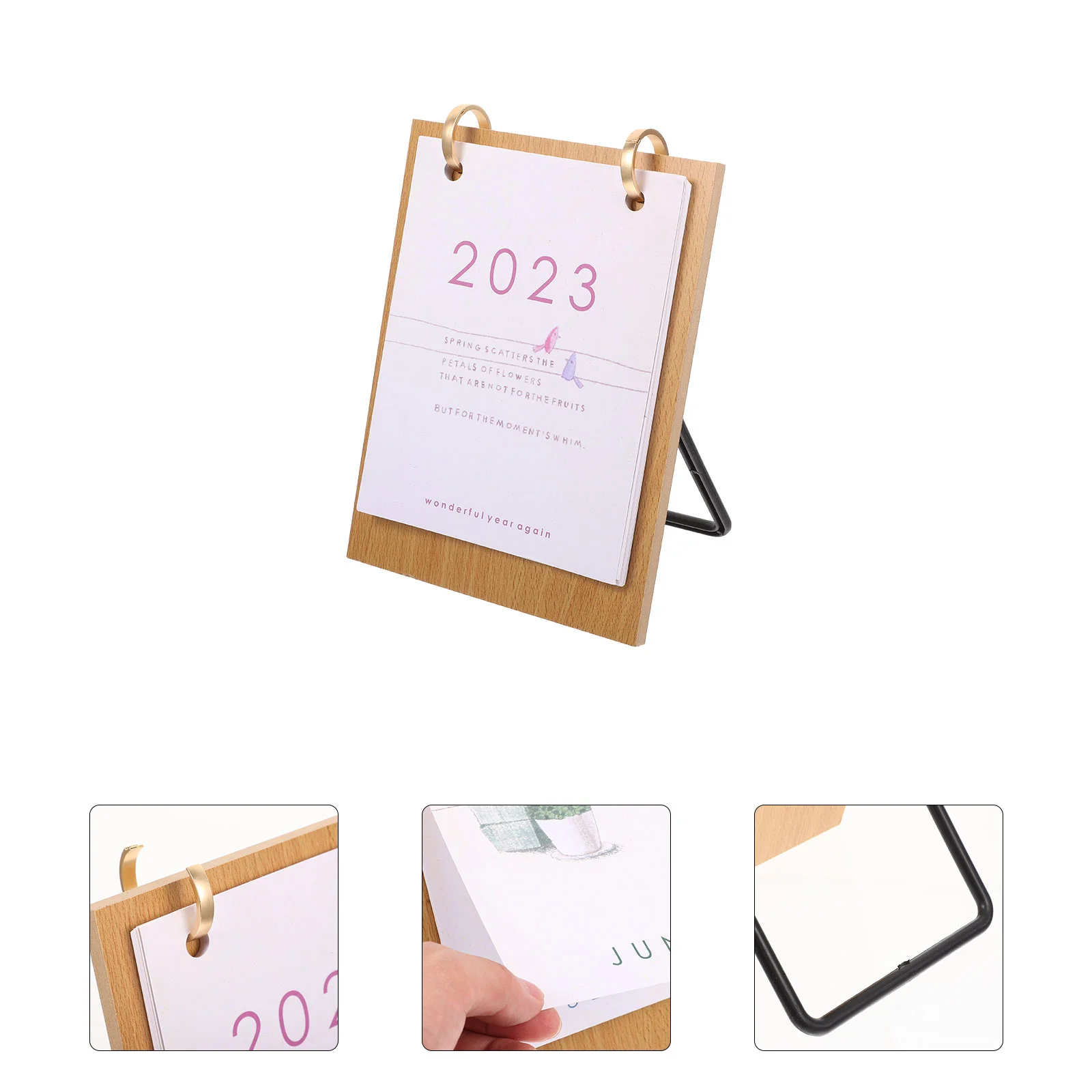 

Calendar Desk Schedule Planner Easel Memo Monthly Table Desktop Minicountertop Pad Stand Tear Off Tiny Planning Note Quote Plan