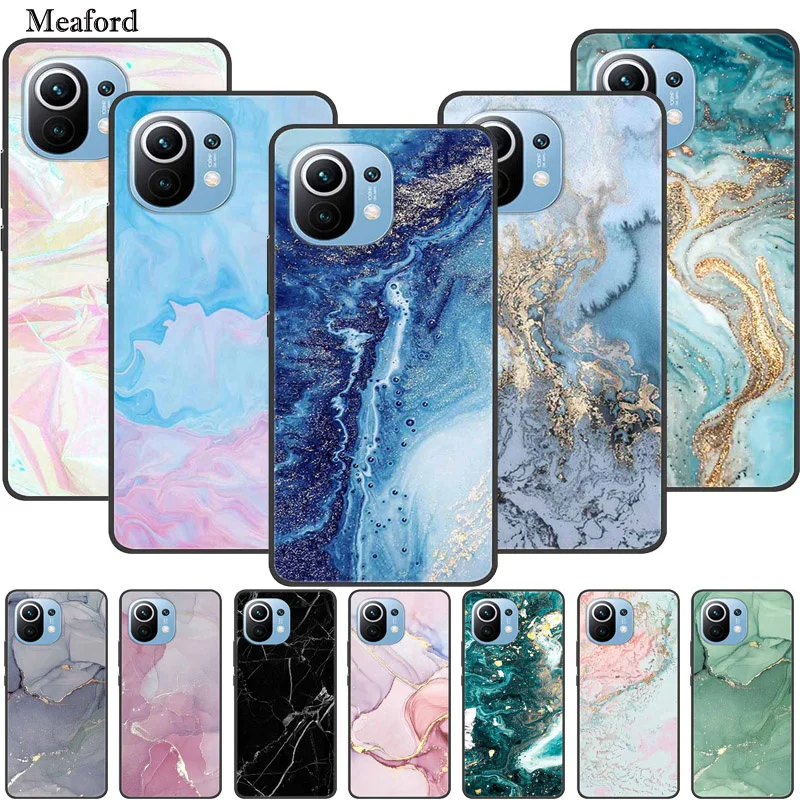 

New For Xiaomi Mi 11 Lite 5G NE Case Luxury Silicone TPU Soft Cover Phone Case For Xiaomi 11 Lite 5G NE