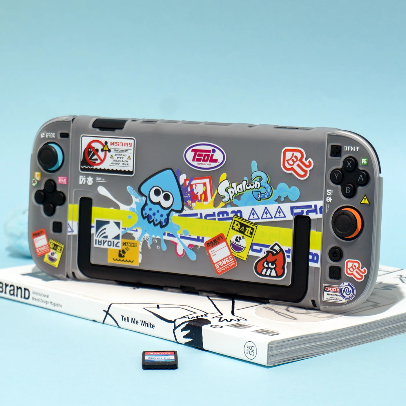 Фото Original Switch2 Protective Case Cartoon Octopus Color Spray Hard Shell Ns2 Protective Shell Transparent Anime Game Peripheral №5