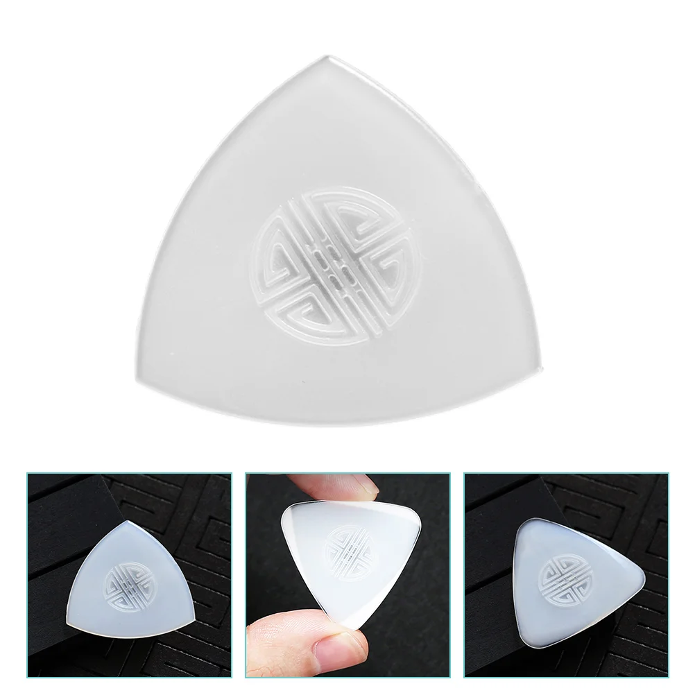 

4 Pcs Pull Out Accessory Bass Guitars Stringed Instrument Plectrum Nylon Liuqin Pick Helper Playing Handy