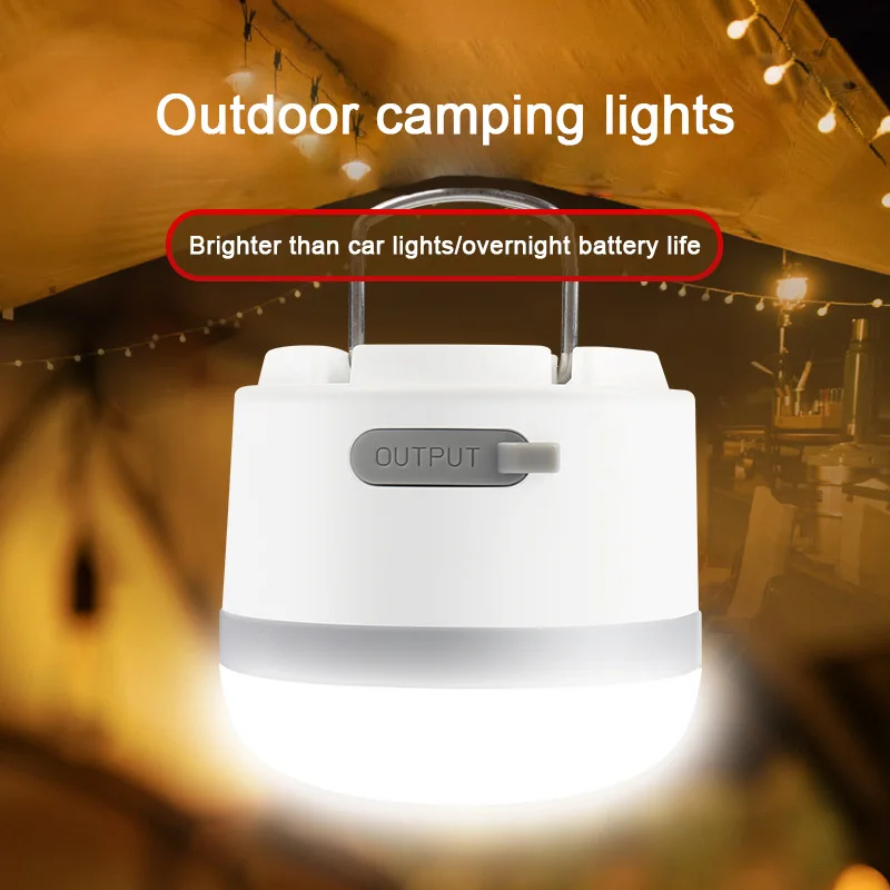 3600mAh LED Camping Lights Outdoor Lighting Rechargeable Hanging Lights Super Bright Camp Portable Tent Light 4-gear dimming+SOS