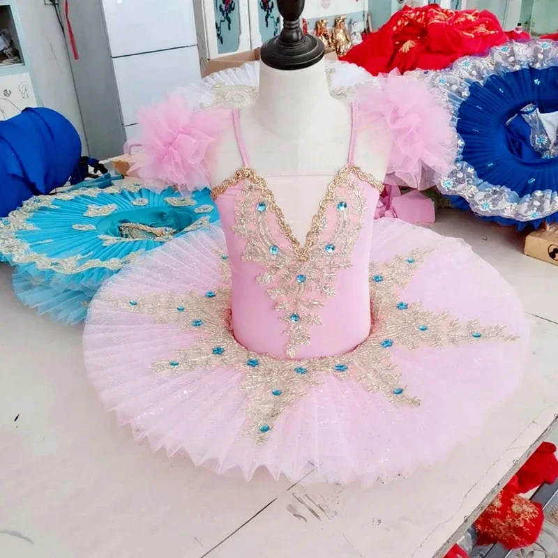 Cosbao новое профессиональное балетное платье-пачка для девочек тюлевое