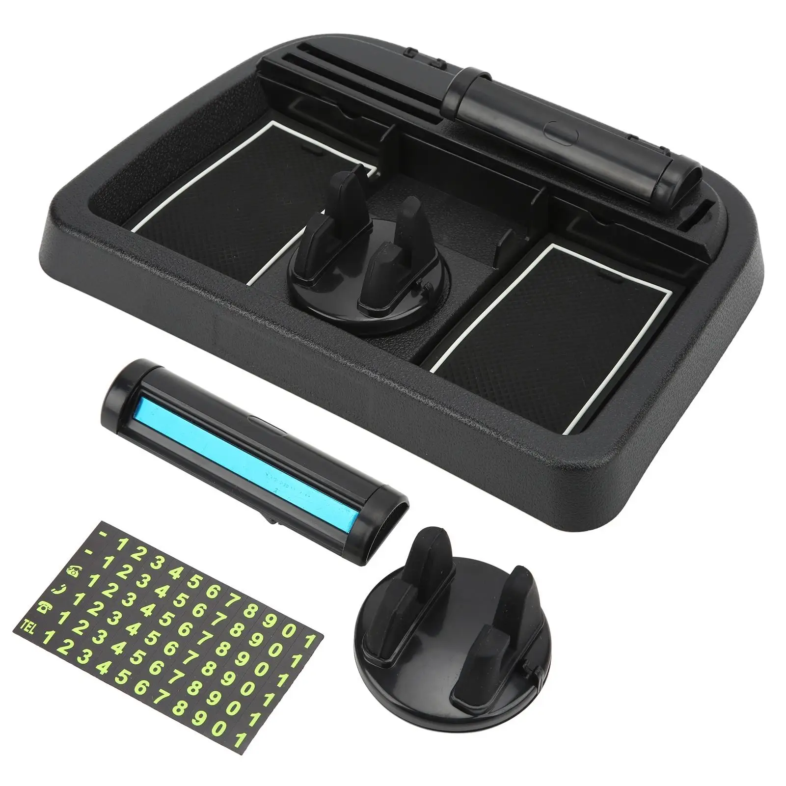 Нескользящий ящик для хранения органайзера на приборной панели автомобиля —