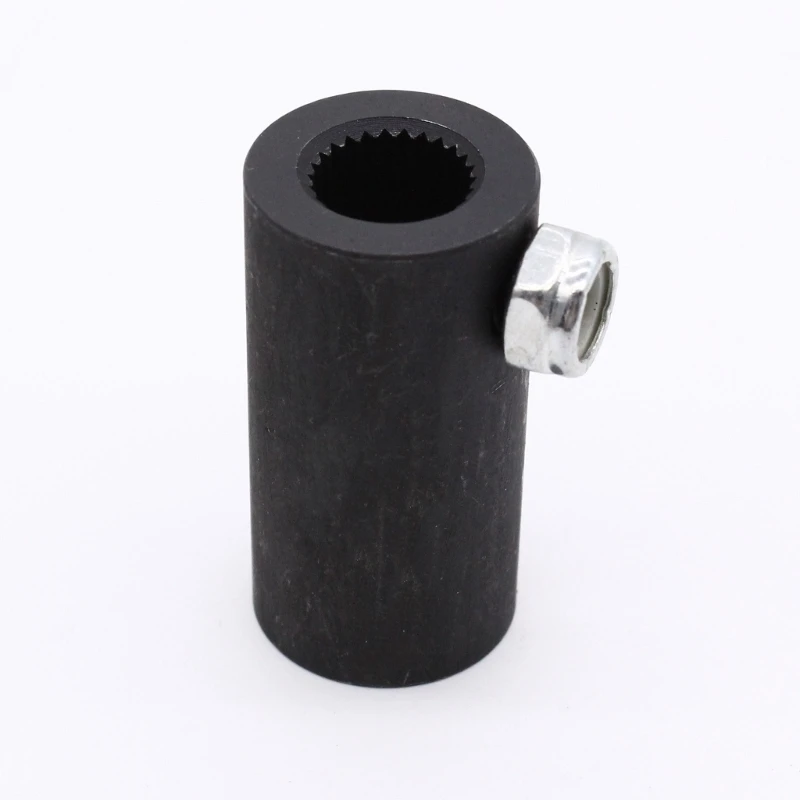 

9/16"-26 Spline to 3/4" Shaft Coupler Coupling Motor Connector DIY Steering Universal Joint Metal Joint Shaft Fitting