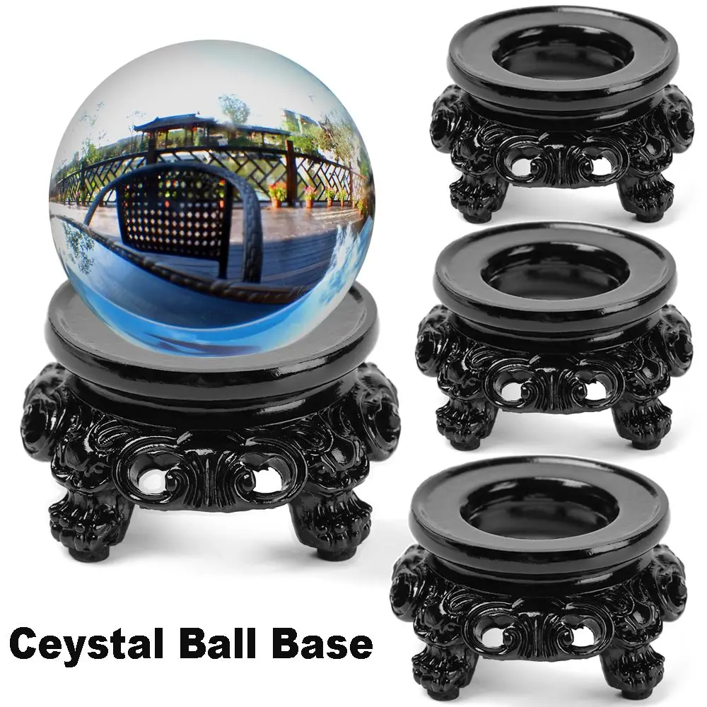 

Resin Desktop Ornament Photography Props Home Decor Fixed Seat Display Stand Crystal Ball Base Sphere Pedestal