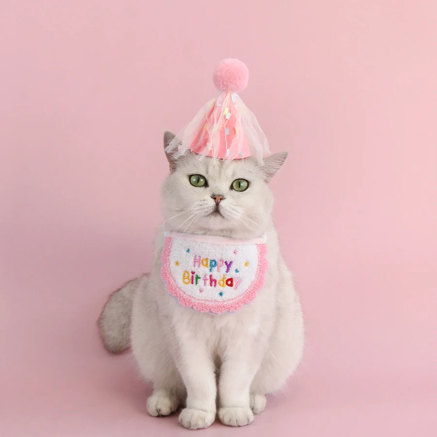 Слюнявчик Madden для домашних питомцев Аксессуары фотосъемки нагрудники шляпа