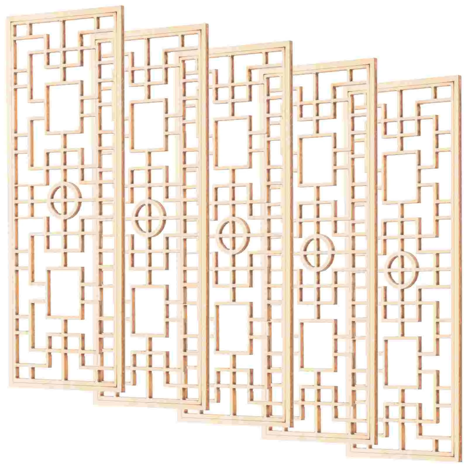 

5 Pcs House Screen Decor Kids Miniature Stuff Desktop Model Furniture Ornamental Children Panel