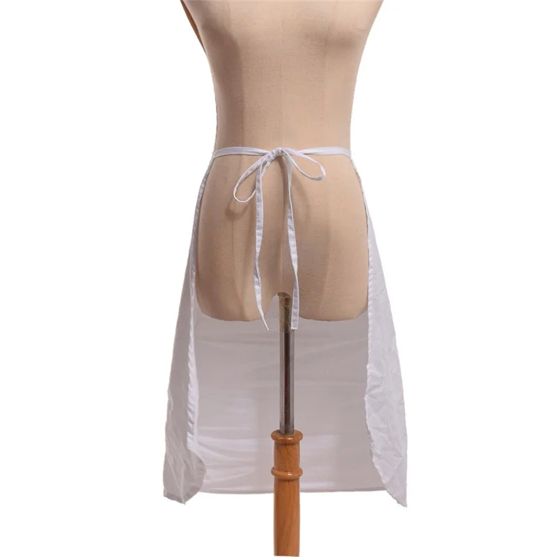 Victorian White Petticoat Underskirt Women Rococo Crinoline Cage Bustle Half Slip | Petticoats