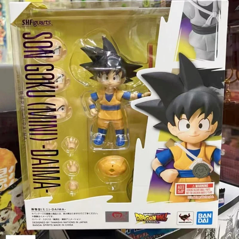 Новый Bandai S.H.Figuarts Dragon Ball Daima Son Goku Mini 1/12 экшн-кукла Коллекционная аниме-фигурка