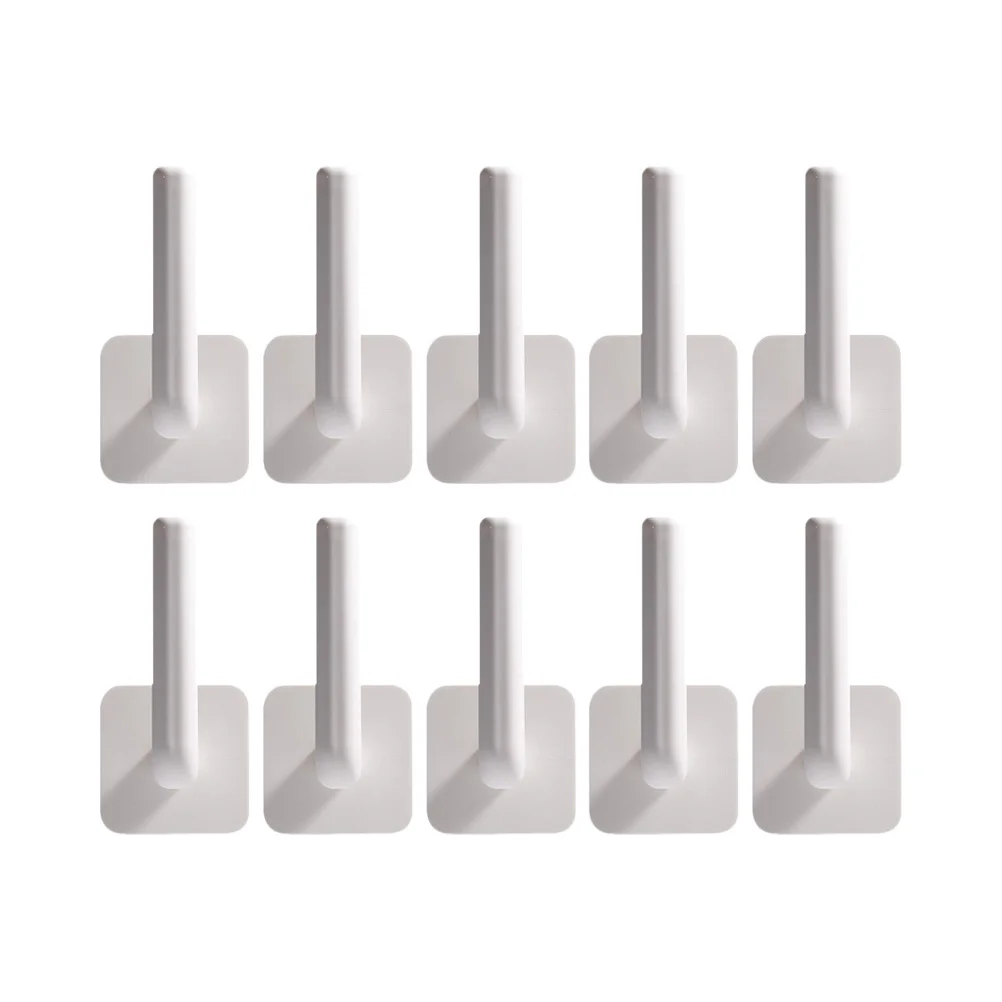 

10 шт., многофункциональные прочные настенные вешалки из АБС-пластика