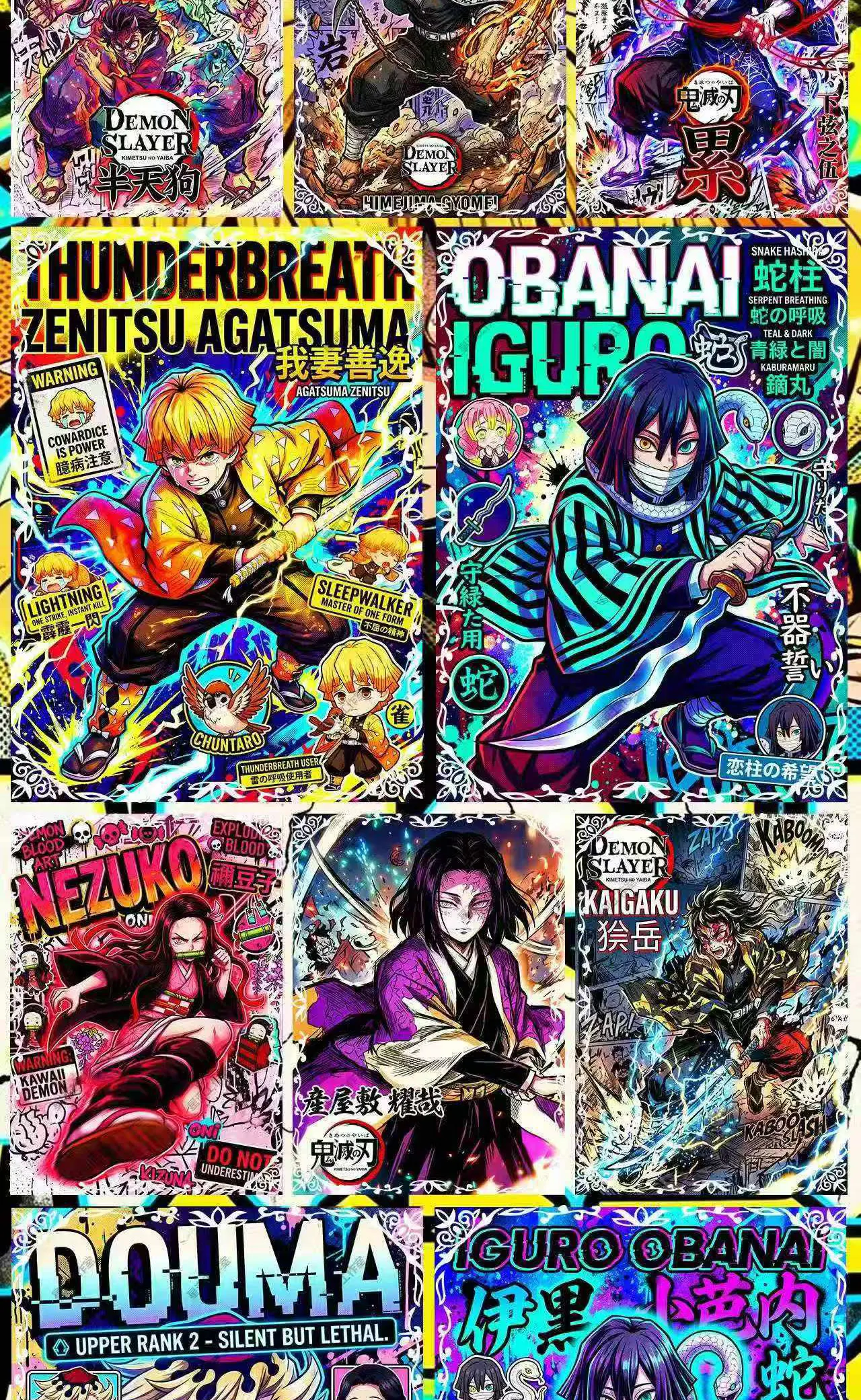 Оптовая продажа: Новые акриловые доски B5 для коллекционных карточек Demon Slayer от XingHe Creative Studio, аниме-сувениры, подарки для фанатов персонажей (art.: 3920db3541cd2) - 3920db3541cd2