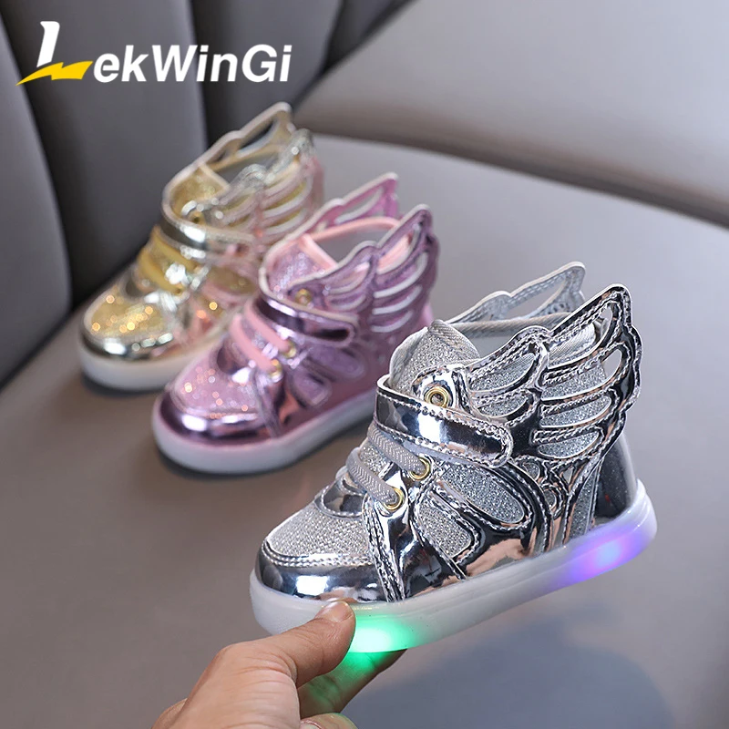 

Size 21-30 Baby Illuminated Sneakers Children Casual Shoes Kids Luminous Shoes Boys Light Up Shoes schoenen met lichtjes
